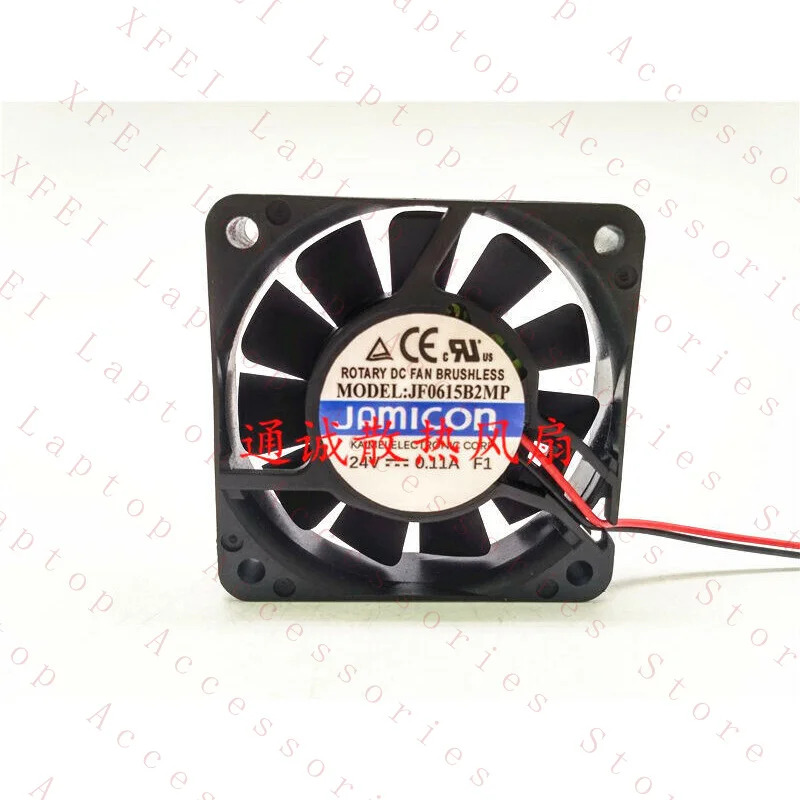 F FOR JCON JF0615B2MP 24V 0.11A 6015 6CM 2선 인버터 냉각팬 E10