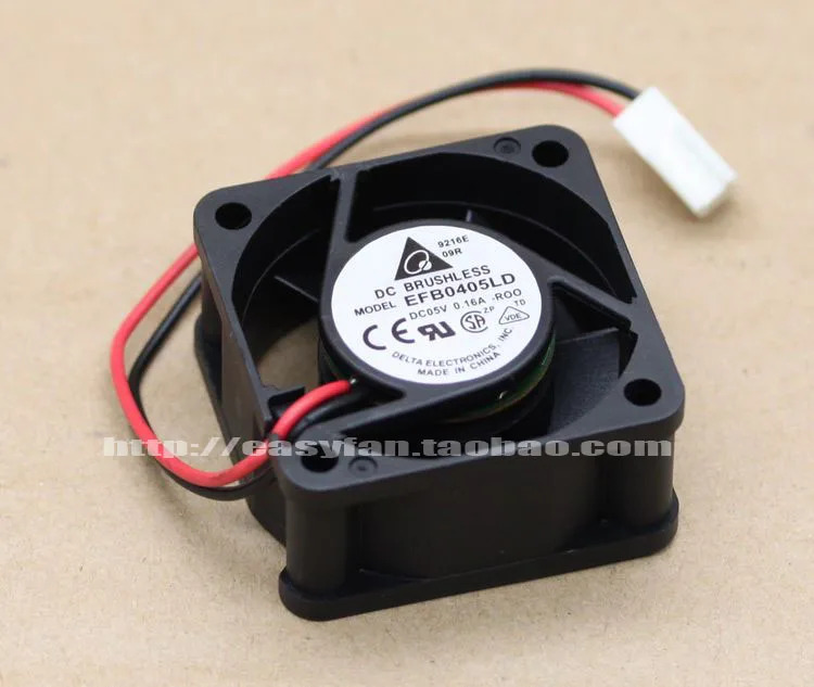 JFG 신형 DELTA EFB0405LD 4020 4cm 5V 0.16A 스위치 서버 냉각팬