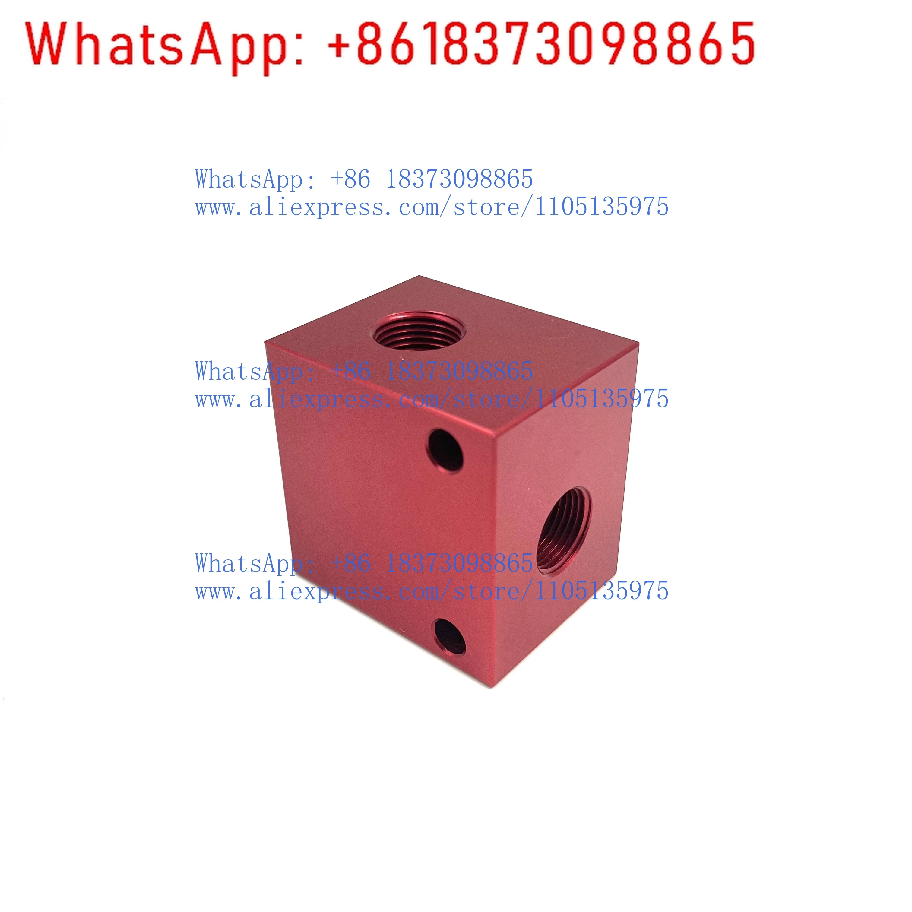 DC 12V 24V 코일 G1/2 G3/8 포트 유압 블록 V3068 카트리지 밸브 솔레노이드 2위치 2방향