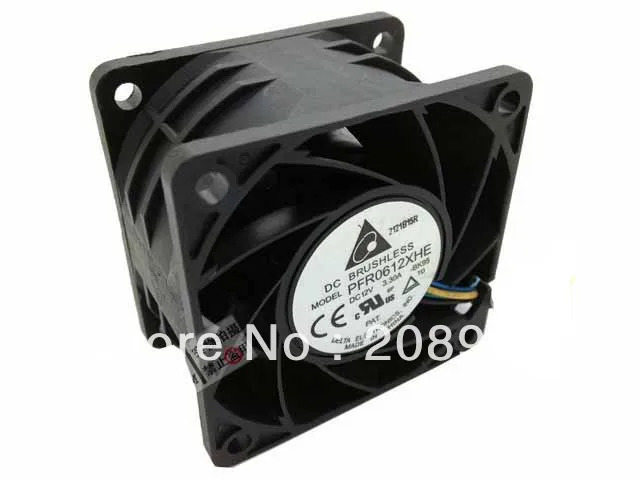 6038 6cm 초강풍 3.3A PFR0612XHE PWM 팬 지원