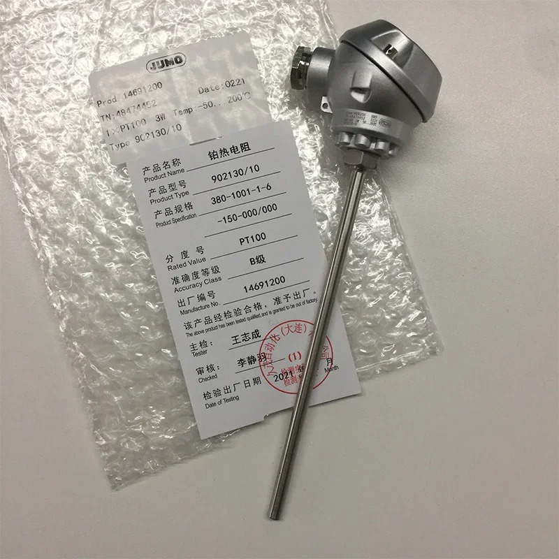 독일 JUMO 온도 센서 902130 TN48474452 1 x PT100 3선 -50-200도