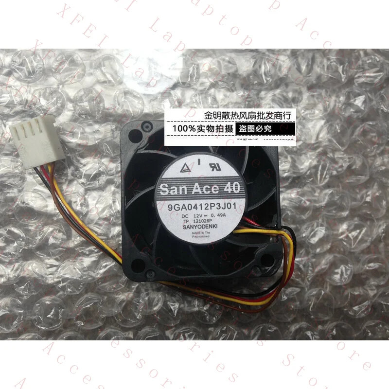 SanAcSanAce40 4028 4CM 9GA0412P3J01 12V 0.49A 4선 PWM 속도 제어 팬