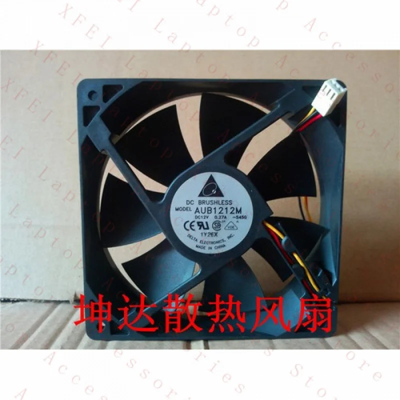 C 델타 팬AUB1212M 12cm 1DC 12V 0.27A 3핀