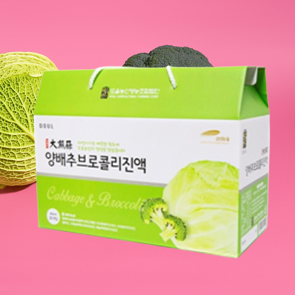 대웅산 양배추브로콜리즙 80mlx30팩 - 상품 이미지
