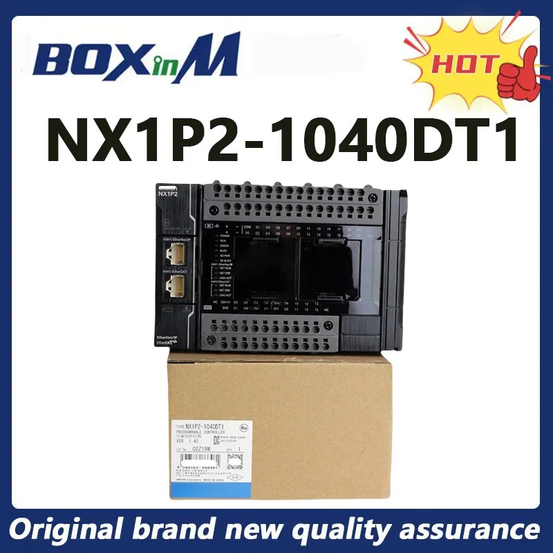 원본 NX1P2-1040DT1 PLC 모듈 프로그래밍 컨트롤러