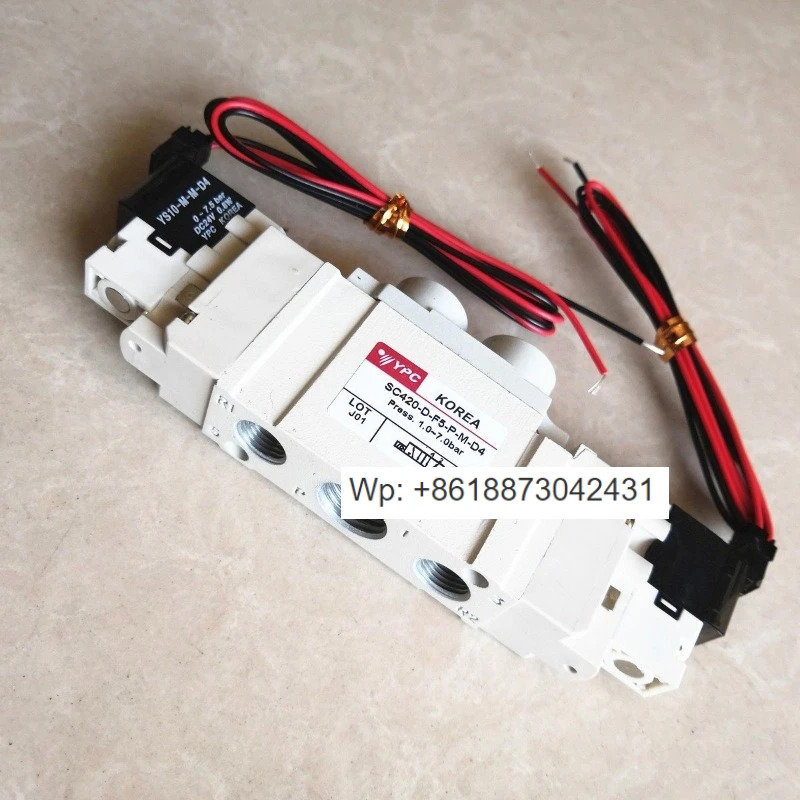 YPC 솔레노이드 밸브 SC420D-F5-P-M-D4 DC24V 오리지널
