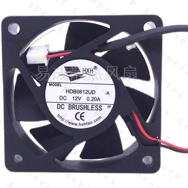 C HDB0612UD DC12V 0.20A 6CM 6015 2선식 전력 인버터 냉각팬