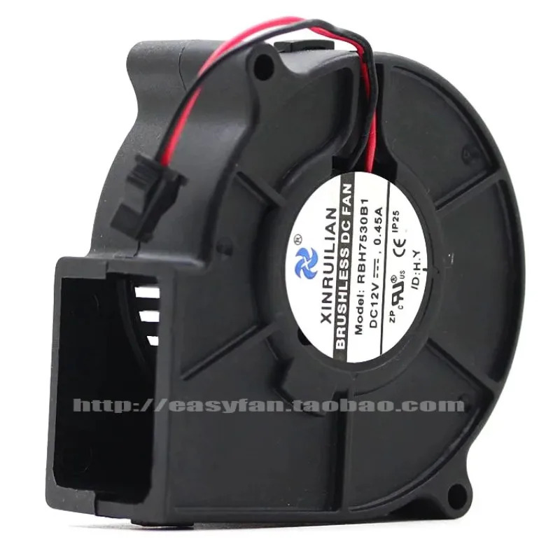 JFG XINRUILIAN XFAN RBH7530B1 7530 7CM 블로워 12V 냉각팬