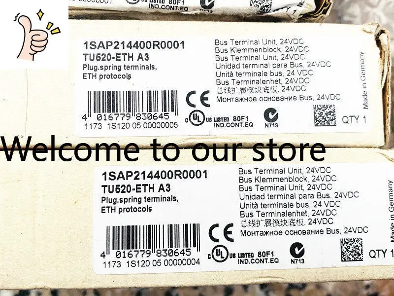 오리지널 ABB 확장 모듈 TU520-ETH A3 1SAP2144400R0001