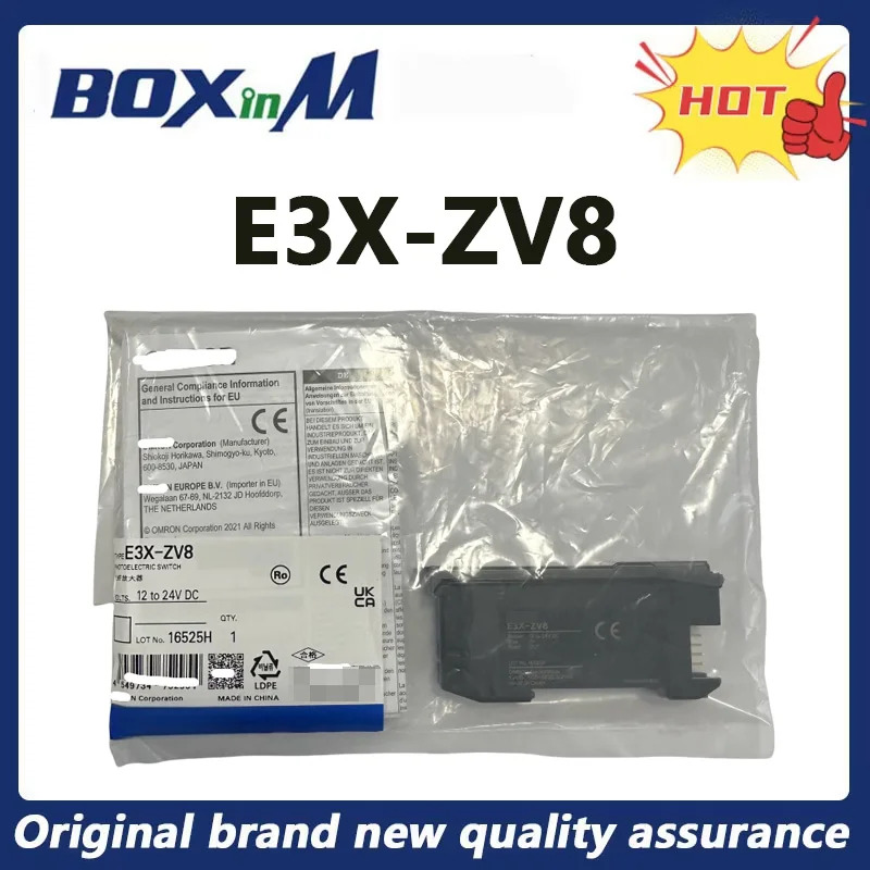 오리지널 E3X-ZV8 광섬유 증폭기 센서