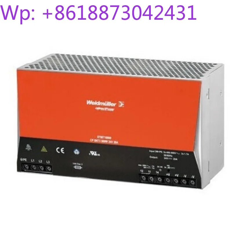 오리지널 Weidmller 3상 전원공급장치 CP SNT3 500W 24V 20A 8708710000