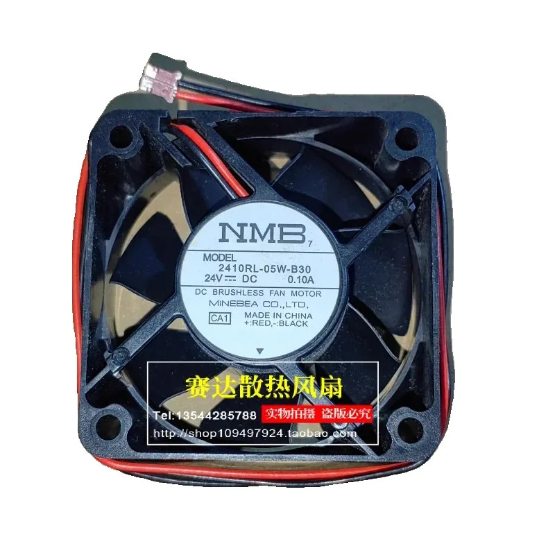 JFG NMB-MAT 2410RL-05W-B30 6025 24V 0.10A 2선식 냉각팬 60x60x25mm