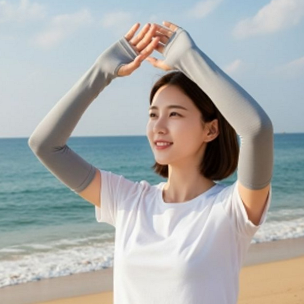냉감 자외선 차단 쿨 토시 스포츠 골프 자외선 차단 토시 - 상품 이미지