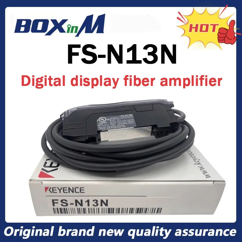 오리지널 KEYENCE FS-N13N 광섬유 증폭기 케이블 NPN