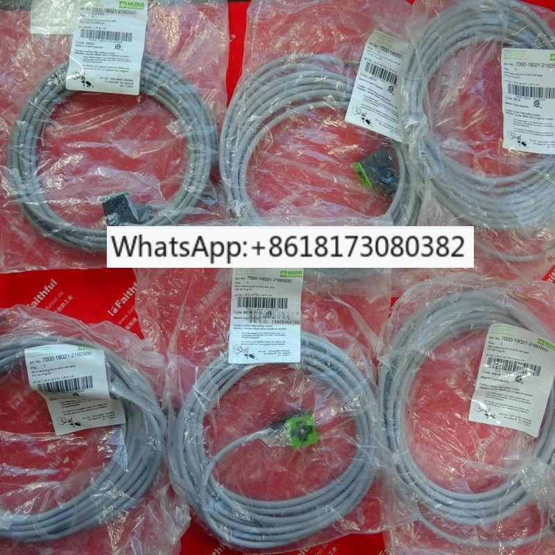 7000-18021-2160500 전자기 밸브 연결 와이어 타입 A 3코어 18mm 5미터
