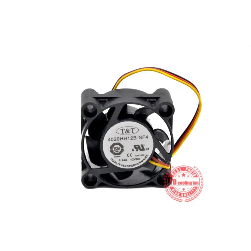 JFG TT 4020HH12B NF4 12V 0.24A 1U 스위치 4CM 저소음 냉각팬