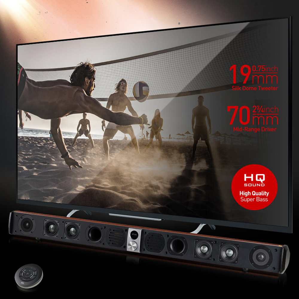 브리츠 하이파이 3D 시네마 블루투스 AV 오디오 사운드바 스피커 시스템 RMS 88W - 상세 이미지 3