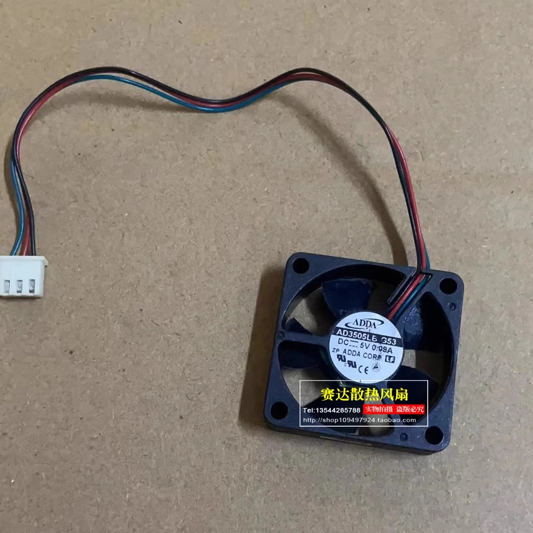 JFG ForADDA AD3505LB-G53 3510 5V 0.09A 3.5CM 이볼 베어링 무소음 냉각팬 35x35x10mm