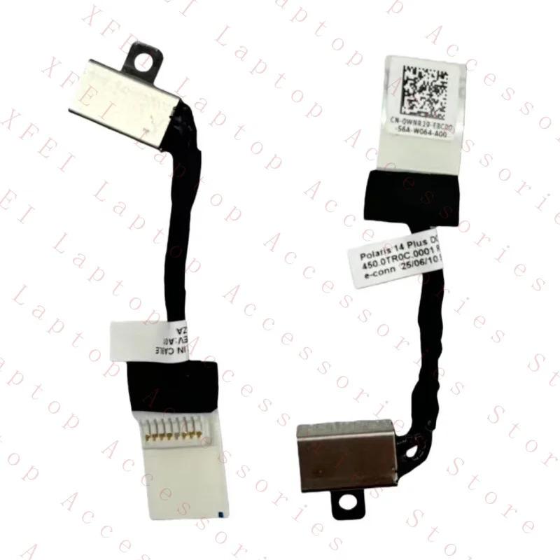 C 0WNR29 Dell piron 14Plus 7440 16 Plus 7640새 DC IN 케이블 450.0TR0C.0001