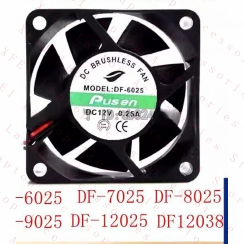 C 팬 DF-6025 DC12V 0.25A 6025 6cm 2선 냉각팬