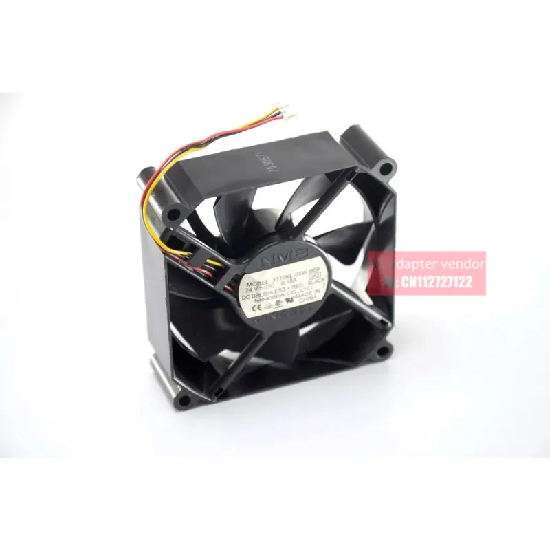 JFG NMB-MAT 8025 24V 0.18A 3110KL-05W-B69 전원 인버터 8cm 팬 3선