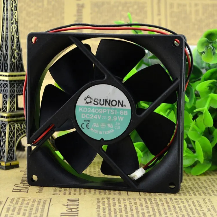 Sunon KD2409PTS1-6B 24V 2.9W 9 9025 2선 변환기 냉각팬