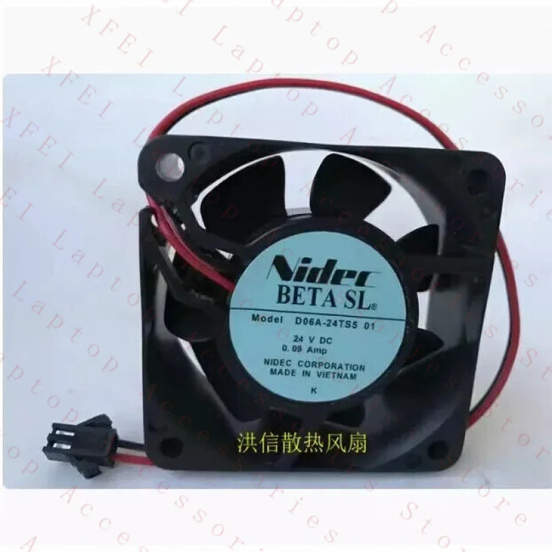 C 6025 D06A-24TS5 01 24V 0.09A 60 x 25MM 인버터 팬
