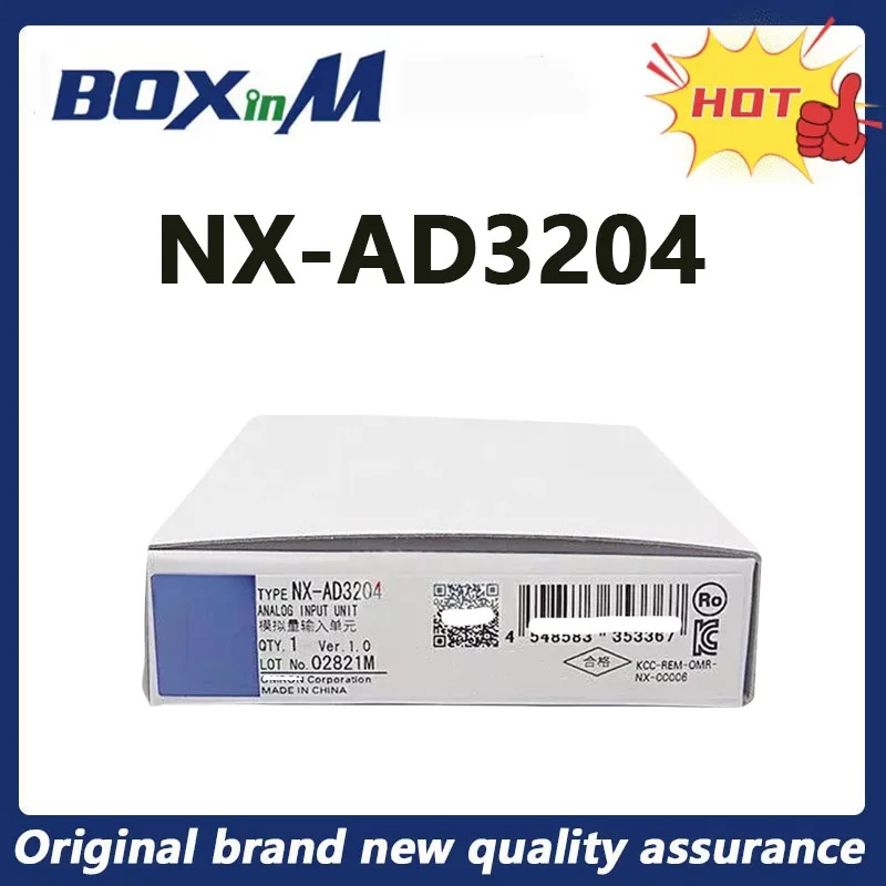 오리지널 NX-AD3204 PLC 모듈 아날로그 입력 장치 NX 시리즈