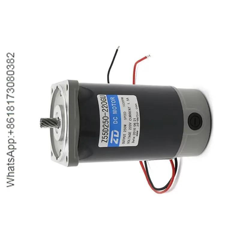 250W DC 브러시드 모터 Z5D200-24GU-30S/Z55D250-24GU-18S 감속