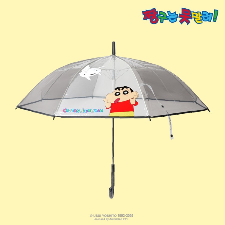 짱구 투명 장우산 60cm 캐릭터 우산선물 장마대비 이미지 7