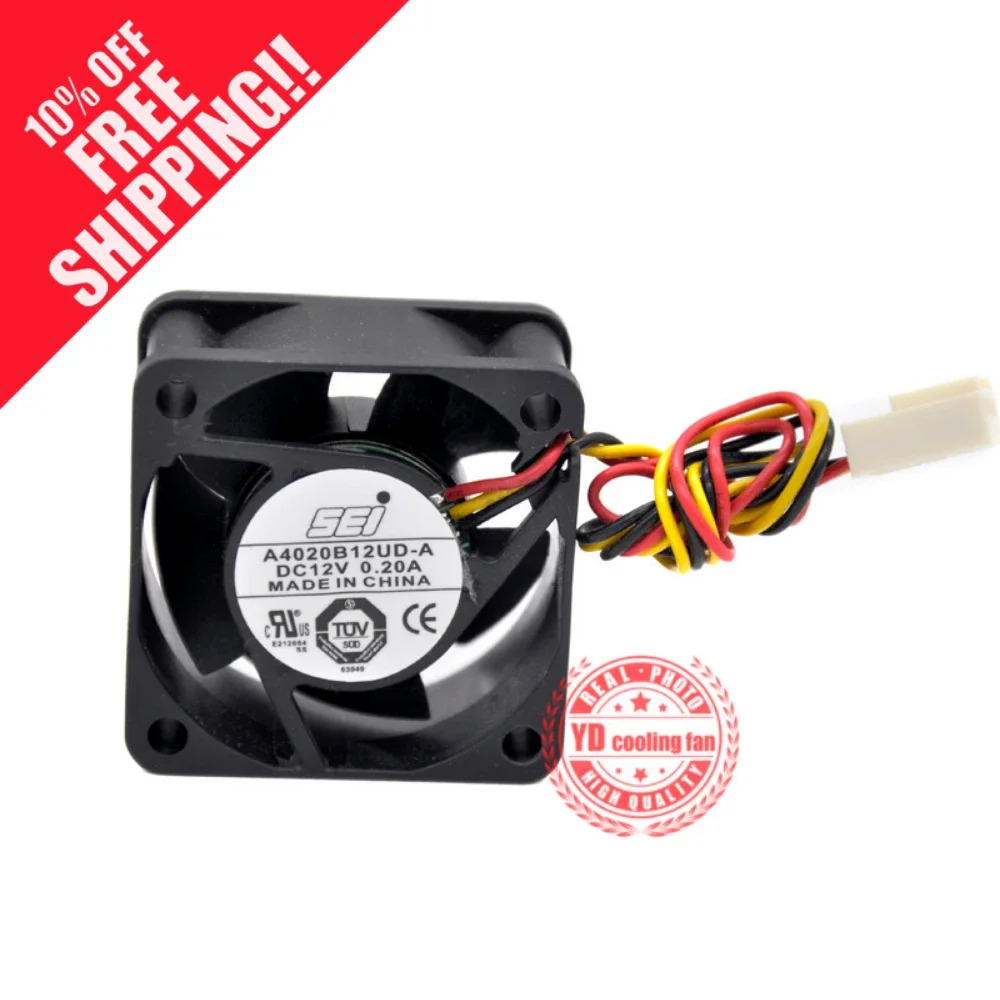 JFG ForSEI A4020B12UD-A 4020 12V 0.20A 3선 냉각팬