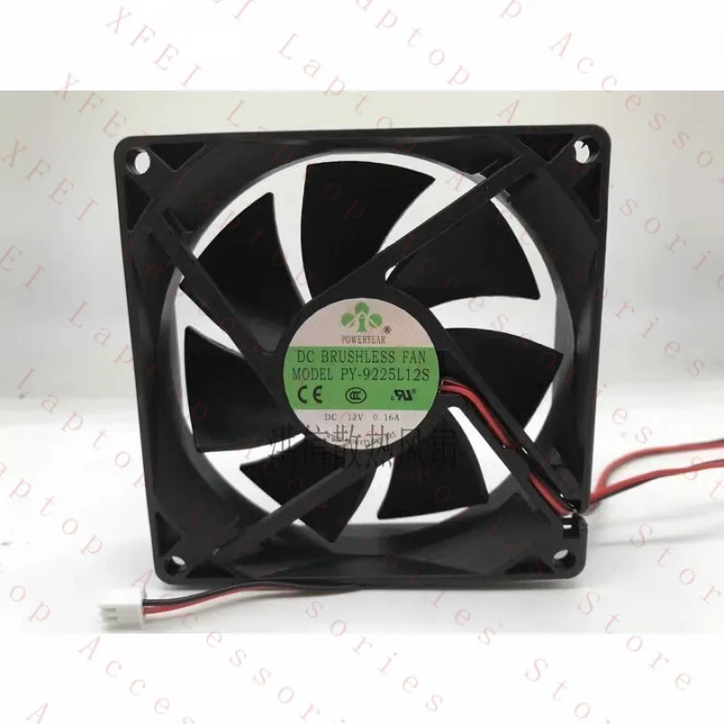 C POWERYEAR 팬PY-9225L12S DC12V 0.16A 9CM 9025 2선