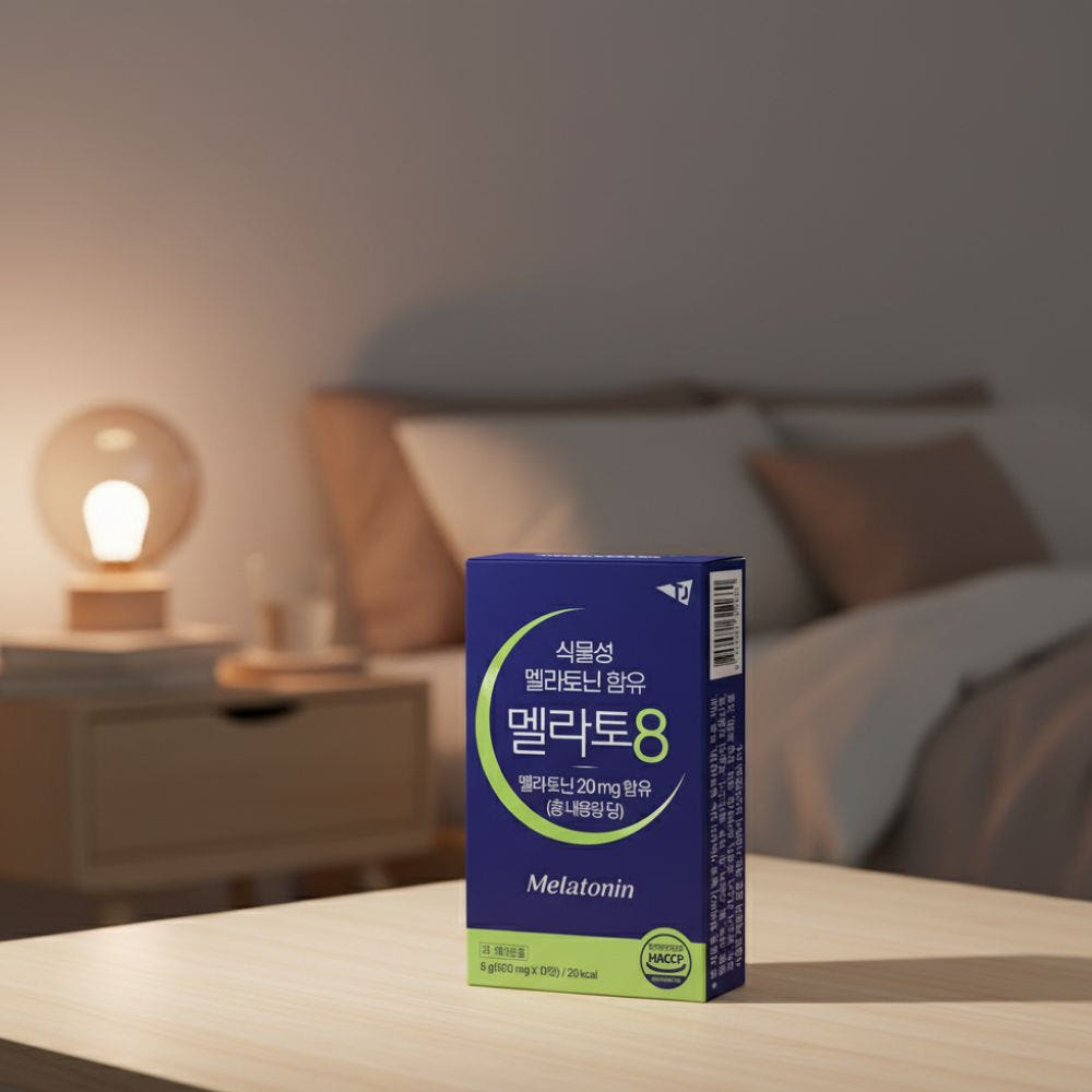 수면건강 지키는 식물성 멜라토닌 2mg 멜라토8