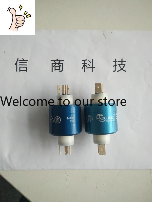 M430 컬렉터 링 4개 접점 2채널 4A 30A 미국 MERCOTAC
