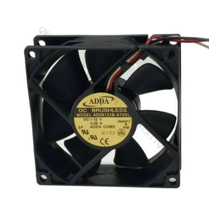 Sp ADDA AD0812XB-A73GL DC12V 0.55A 3핀 냉각팬 QW.