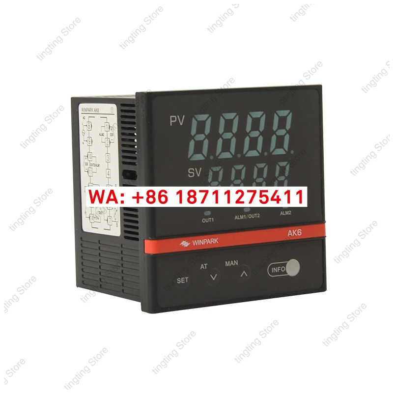 지능형 디지털 온도 조절기 AK6pid 조정 가능자가 220v 가능