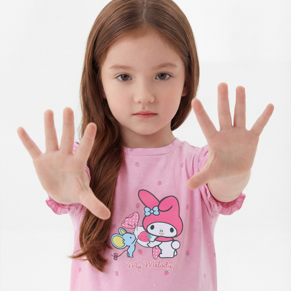 산리오 원피스 여아 어린이 쿨터치 자매룩 샤 봄 여름 옷 공주 생일 드레스 이미지 8