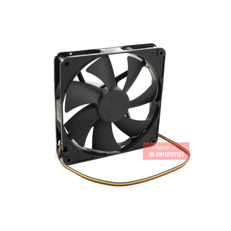 JFG 야테 루운 14025 14CM 더블 볼 베어링 12V 0.70A 4선 PWM 쿨링 팬