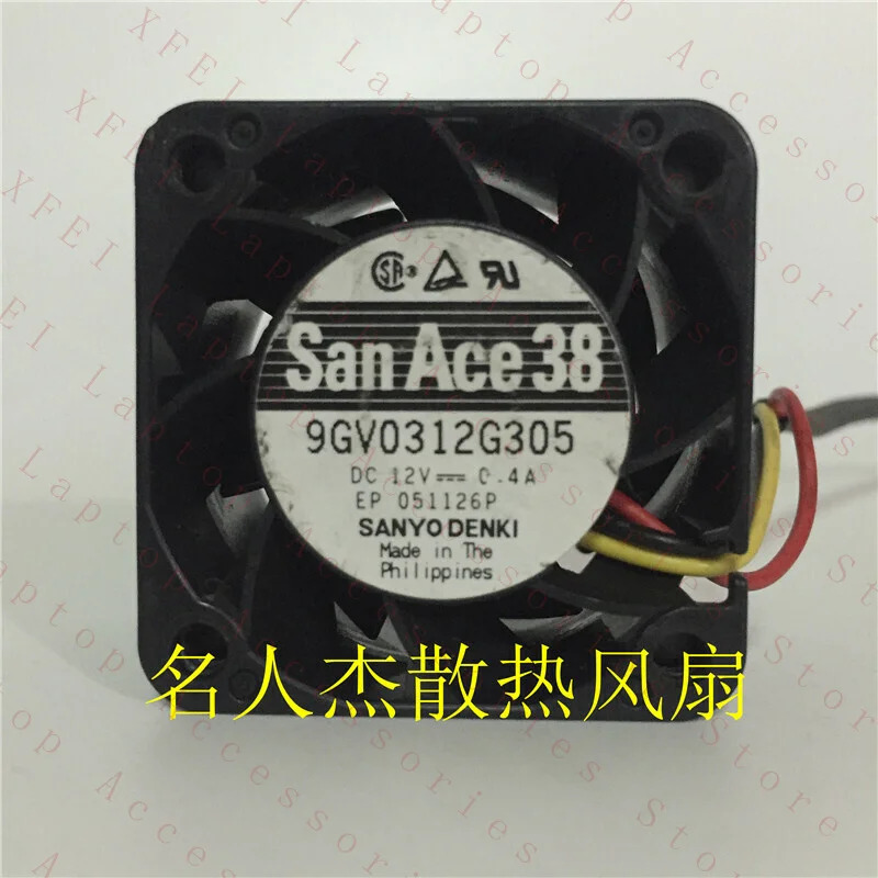 C 9GV0312G305 DC12V 0.4A 3828 3선식 강력 냉각팬  A613