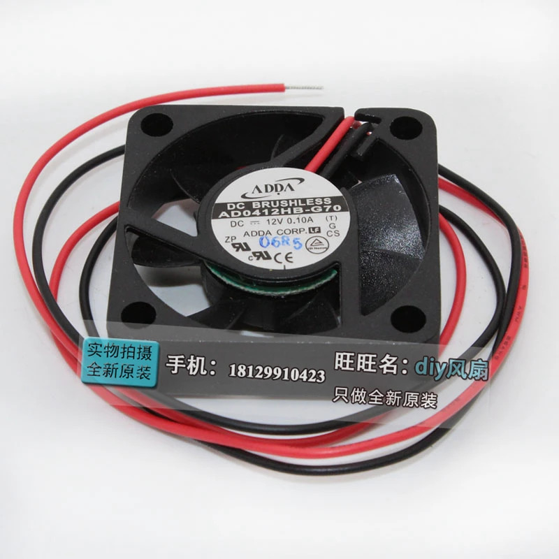 JFG ADDA AD0412HB-G70 4010 12V 0.10A 4CM 저소음 냉각팬용