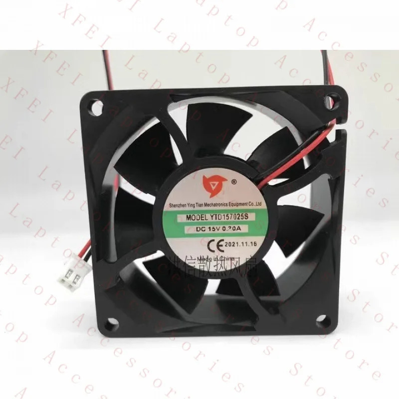 CYINIAN 팬TD157025SY 팬 DC15V 0.30A 70x25mm 2선 냉각팬