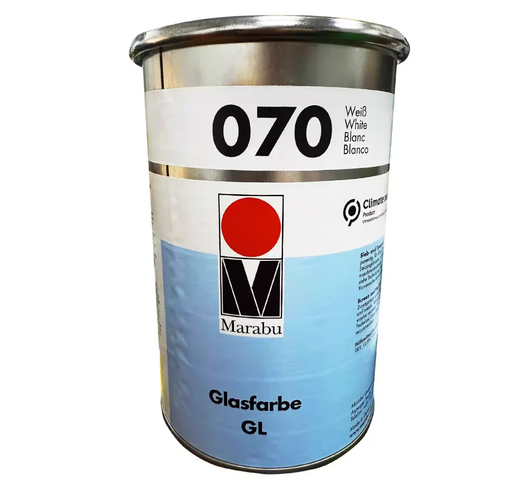 마라부 GL070 GL073 유리 페인트 잉크 유리병 장식 스크린 인쇄 투명 컬러 고접착 내열성