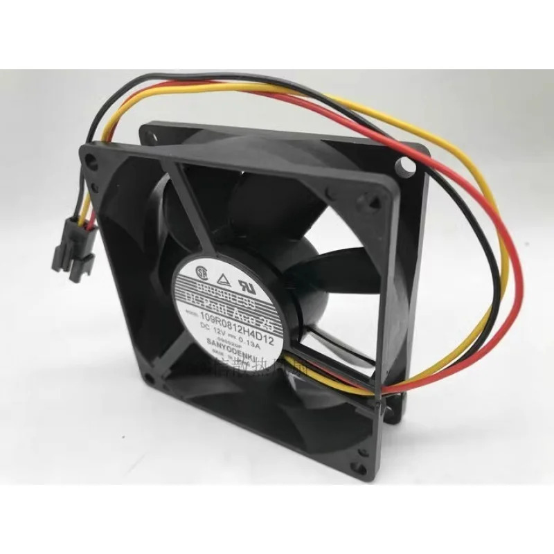CSANYO 팬109R0812H4D12 팬 DC12V 0.13A 3 와이어 8025 80x25MM 냉각팬