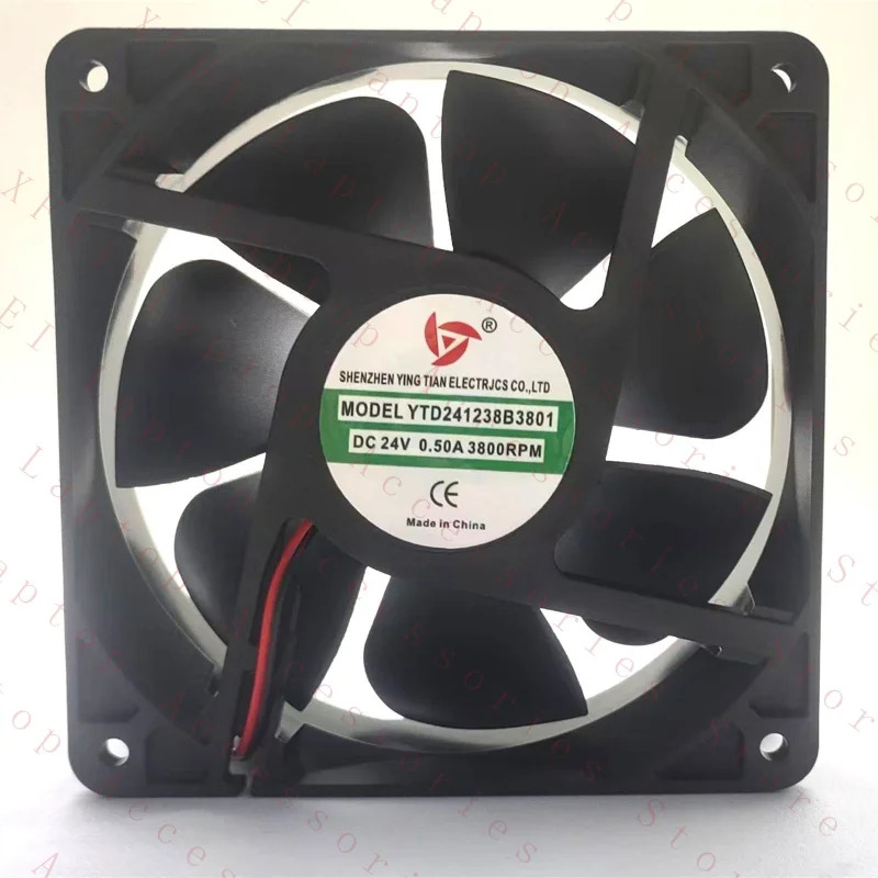 F Yinian YTD241238B03801 24V 0.50A 2선식 냉각팬 za