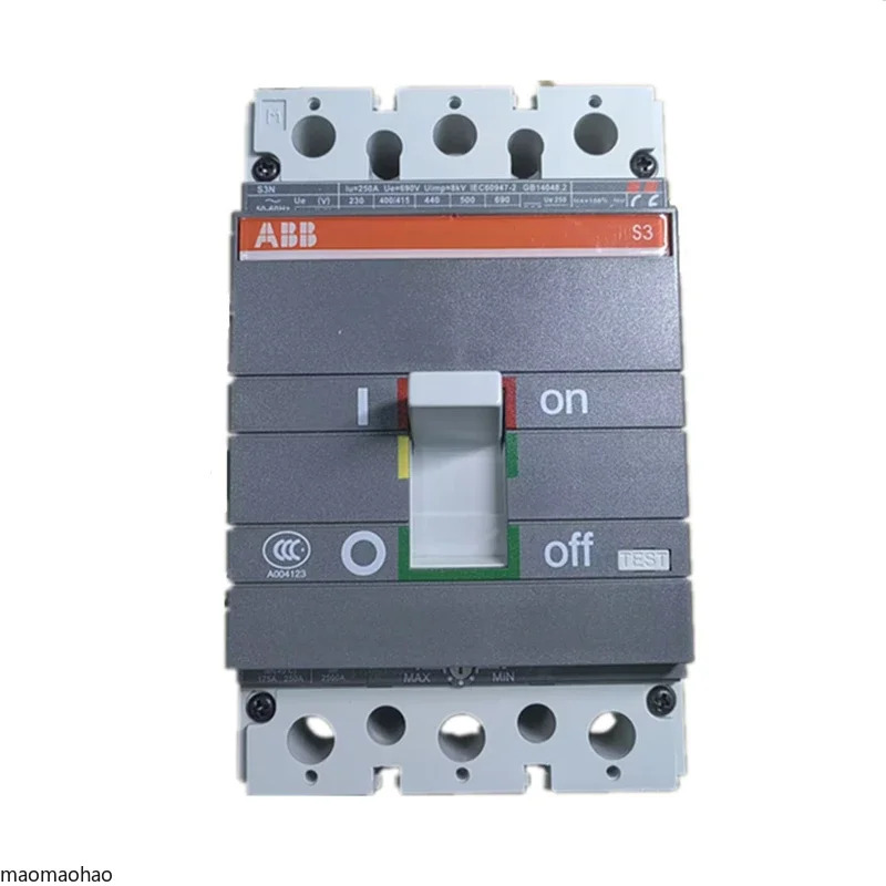 ABB 몰드형 케이스 차단기 S3N 160A 250A S3H 3P 160 200