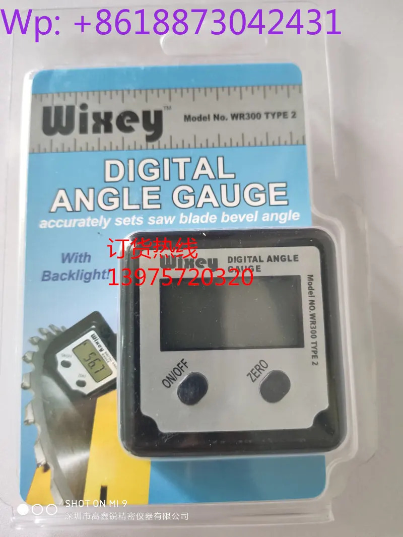미국 WIXEY 디지털 각도계 WR300 365 WR400 WR410 전각도계