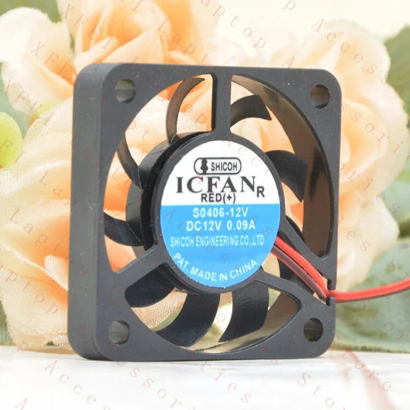 C ICFAN S0406-12V 12V 0.09A 4006/7 4 cm 초박형 냉각팬1개.