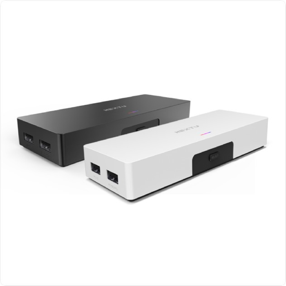 4K 2포트 HDMI USB KVM 스위치 PC 2대 키보드 마우스 공유기 - 상품 이미지
