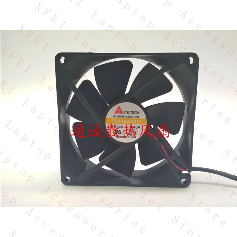 Y.S.TECH FD249225HB 24V 0.16A 9cm 인버터 냉각팬