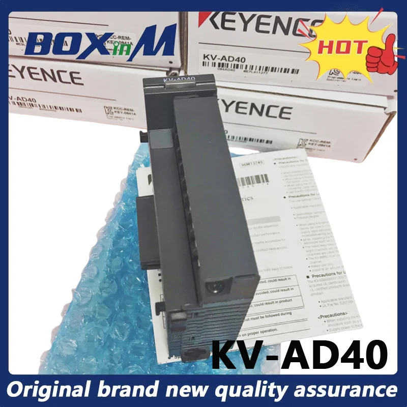 KEYENCE KV-AD40 A/D 변환 장치 아날로그 입력 4채널 PLC 모듈